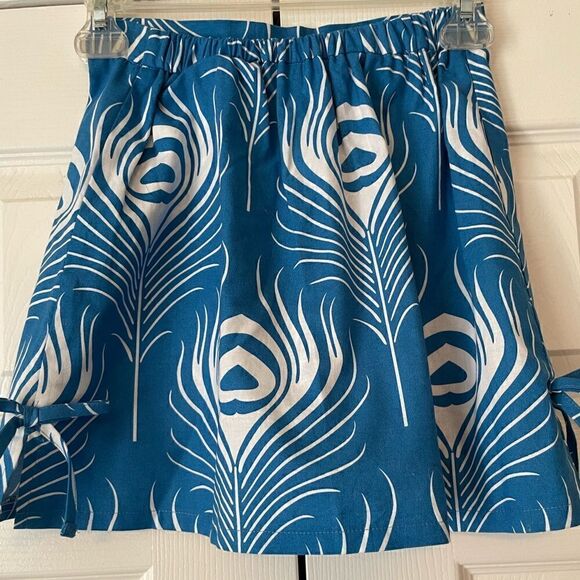 Hannah Kate Print Cotton Skirt Size 10 - Picture 2 of 6